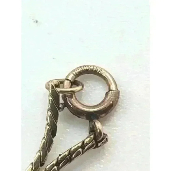 Vintage 12k Gold Filled Onyx Necklace Earrings Set Orig Box NOS Van Dell - Picture 11 of 15